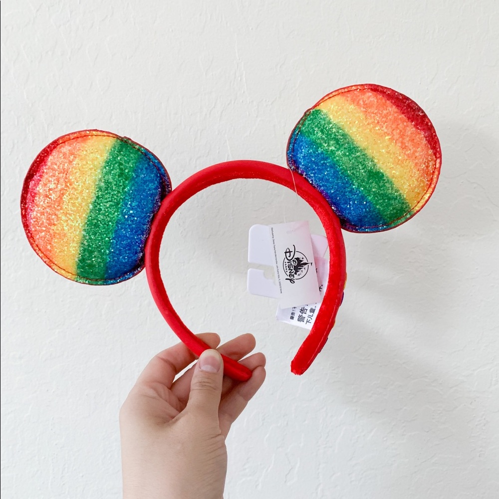 PRIDE Rainbow Mickey Ears